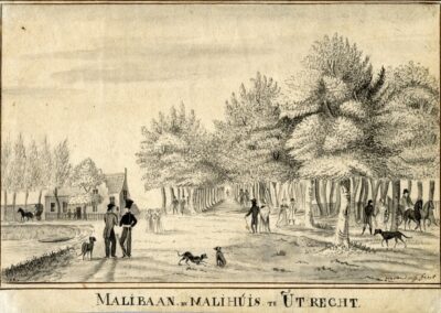 The Utrecht 'Maliebaan' in 1830